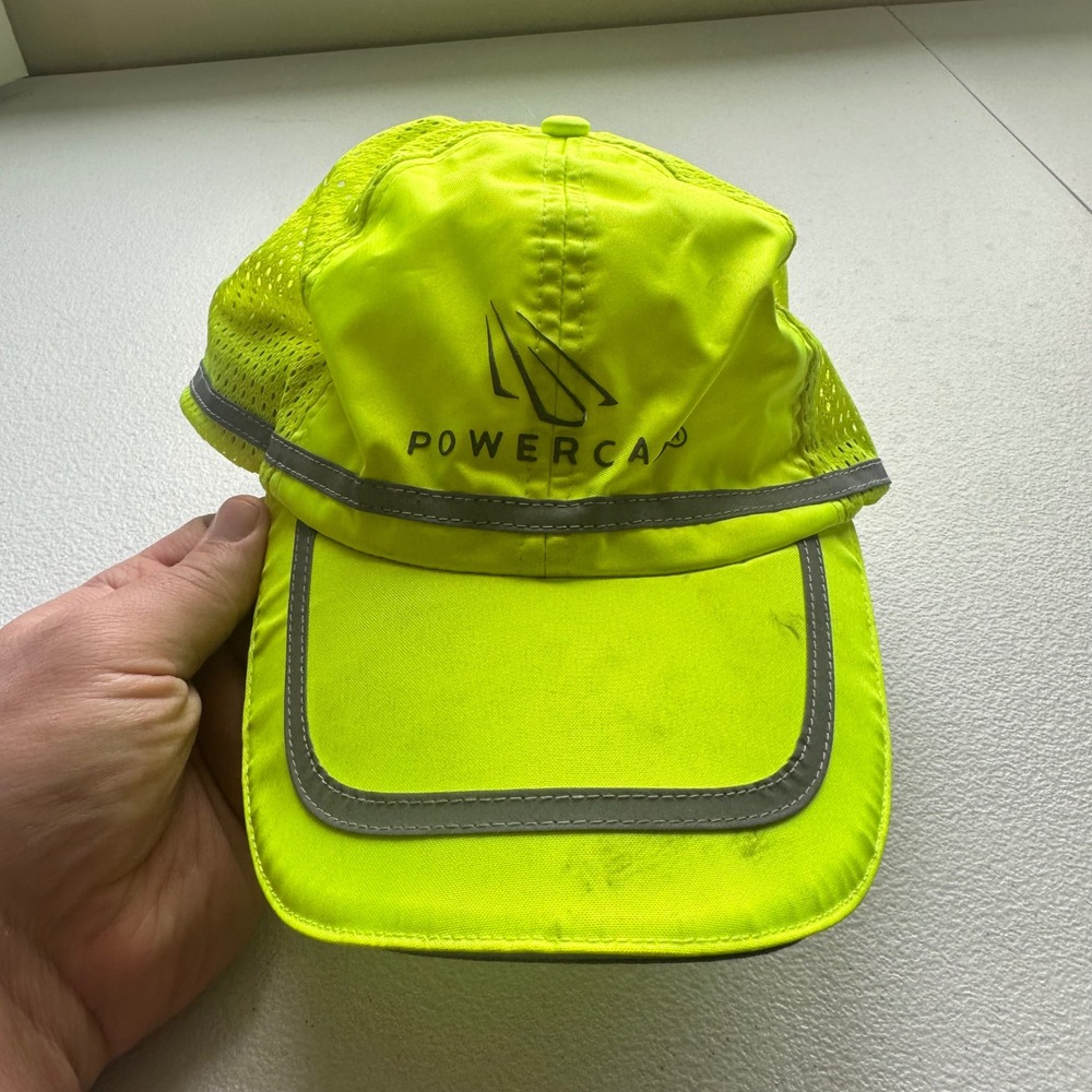 PowerCap‎ Panther Vision LED Light Up Safety Hat Bright Neon Yellow Reflective